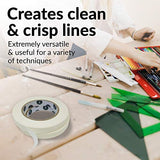 3Pk White Artist Tape for Watercolor Paper White Painters Tape Artists Painting Tape Removable Masking Drafting Canvas Framing Paint Mask Thin HIPPIE CRAFTER