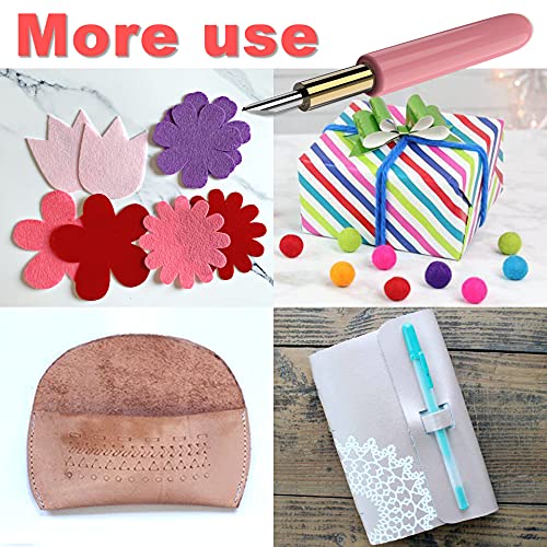 Hadwoer Premium Deep Cutting Blades Compatible with Maker/Maker 3, Replacement Knife Blade Apply to Explore Air 2/ Explore 3, Cut Through Thicker Hadwoer