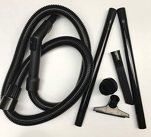 Compatible Replacement for Shop Vac and Rigdit Style Vacuum Cleaners Crushproof Commercial Grade Hose with Tool Set. Has 2 1/4" Machine End Coupling - WoodArtSupply