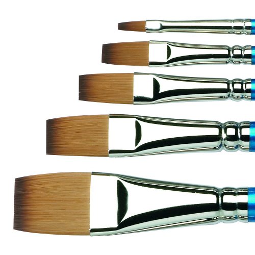 Winsor & Newton Cotman Water Colour Brushes 3/8 in. one Stroke Flat 666 - WoodArtSupply