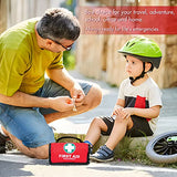 SuccorWare Small First Aid Kit - 100 Piece - Mini First Aid Kit for Home, Camping, Hiking, Backpacking, Travel, Vehicle, Outdoors - Emergency & SuccorWare