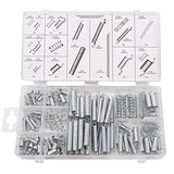 Ruibapa 200PCS Spring Assortment Kit Zinc Plated Extension and Compression Springs Kit Include Assorted Size Small Springs for Home Repairs & DIY Ruibapa