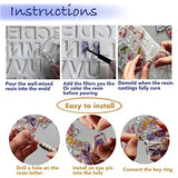 BooteeQue Resin Jewelry Molds, Earring Making Kit, Silicone Molds for Pendant, Keychain Charm Making and Earrings Necklaces Bag Charms DIY BooteeQue