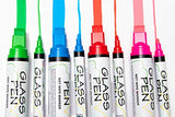 Glass Pen Window Marker: Liquid Chalk Markers for Glass, Car Marker or Mirror Pen with Washable Paint - Car Windows, Storefront Window, Wedding, Rainbow Chalk Markers Limited