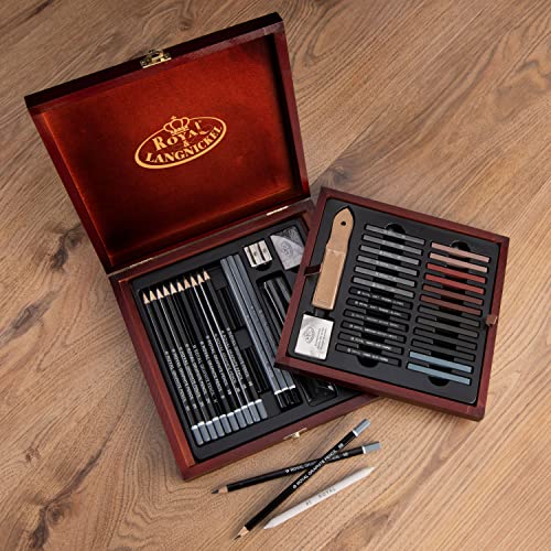 Royal & Langnickel RSET-SKET1600 Premier Sketch Pencil Art Set, 51-Piece Royal & Langnickel