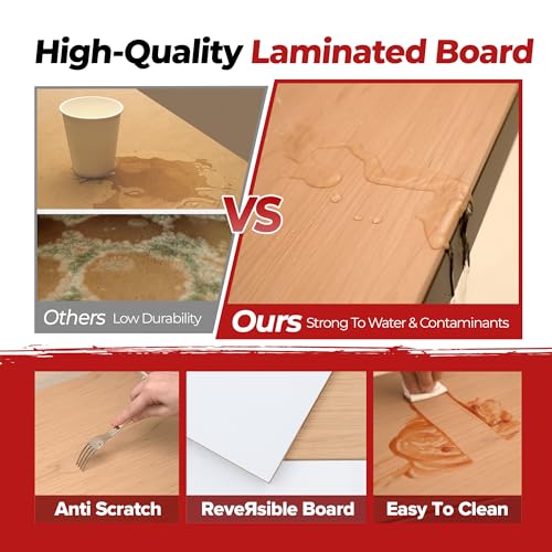 HOMEDANT Z-beam 5 Tier Laminated Heavy Duty Garage Storage Adjustable Wide Size Metal Shelving Unit Utility Rack Shelves Organization Multipurpose HOMEDANT