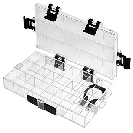 joybest Watercolor Palette Box 24-Well Paint Palette Box Airtight Leak Proof Travel Palette Case for Watercolors Half Pans, Acrylic, Gouache and Oil joybest