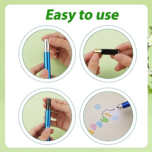 3pcs LED Weeding Tools for Vinyl, Vinyl Weeding Tool with Five Different Hooks Lighted Weeding Tool Craft Vinyl Tool for Crafting Silhouettes Cameos PEUTIER