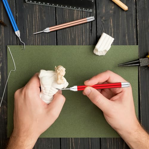 3pcs Weeding Pen for Vinyl, Craft Weeding Tool with Led Light 3 Styles Pin and Hooks Vinyl Tool Kit for DIY Paper Iron on Projects Silhouettes PEUTIER