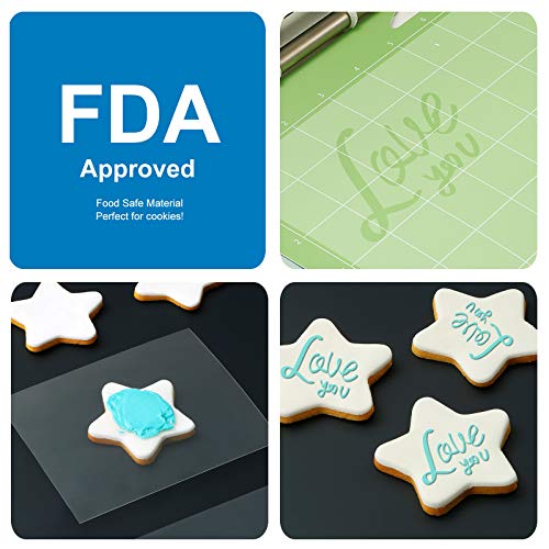 25 Pieces 4 mil Blank Stencil Material Mylar Template Sheets for Stencils, 12 x 12 inches AOOIIN