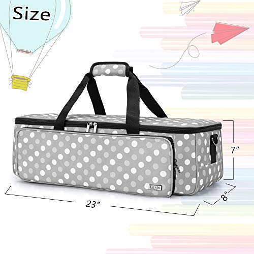 LUXJA Carrying Bag Compatible with Cricut Die-Cutting Machine and Supplies, Tote Bag Compatible with Cricut Explore Air (Air2) and Maker (Bag Only, LUXJA