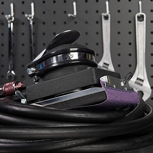 EMAX Air Jitterbug Random Orbital Sander - 3-1/2" x 6-3/4" Pneumatic Orbital Sanding Tool with Thick Rubber Pad & 7,000 Max RPM - EATJS80S1P EMAX