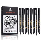 GETHPEN Calligraphy Pens,Hand Lettering Pens, Calligraphy Brush Pen set for Beginners Writing, Sketching, Scrapbooking, Journaling, Soft and Fine GETHPEN