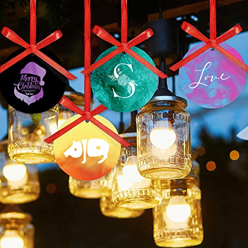 Watercolor Infusible Transfer Ink Sheets, 14 Pcs 4.5x12" Pre-inked Sublimation Paper for DIY T- Shirts, Mug Heat Press, Coaster Blank Lucky Goddness