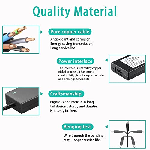 Power Cord Replacement 18V 3A DCCharger Compatible with Cricut Cutting Machine Explore Air 2/Maker/Explore/Explore Air/Explore - WoodArtSupply