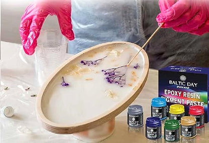 24 Pigment Pastes for Epoxy Resin Jars Set - Thick Pigment Paste - Opaque Resin Pigment - Solid Epoxy Resin Dye - Resin Paste Pigment - Epoxy Resin - WoodArtSupply