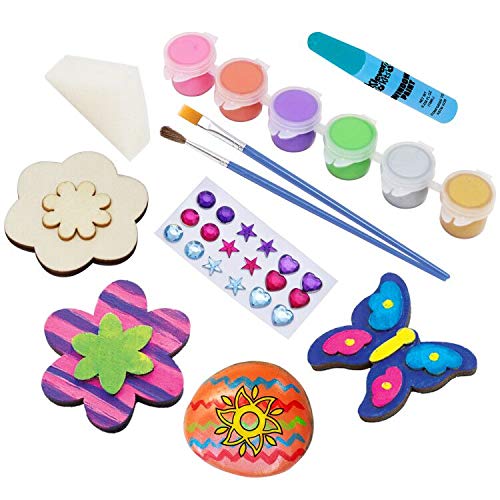 JOYIN 62 Pcs Arts and Craft Supplies for Kids - Painting Gift, Birthday Parties and Family Crafts