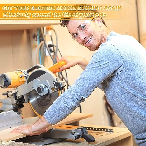 Electric Motor Carbon Brushes 40Pcs 10 Different Models of Carbon Brushes Suitable for The Maintenance of Carbon Brush Motors BZRR