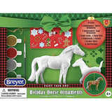 Breyer Horses 2023 Holiday Collection | Paint Your Own Ornament | 2 Horses | 4 Paint Pots | Model #700731 - WoodArtSupply