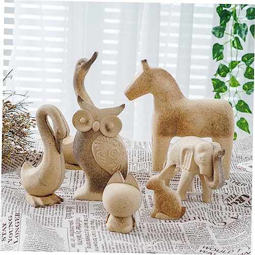 EXCEART 2pcs Blank Wood 3D Cat Crafts Wood Cat Centerpiece Blank Wood Figures Wood Peg Doll People Easter Craft Supplies Toys for Kids Wood Toys EXCEART