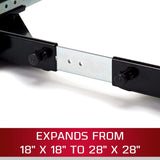 JET Universal Mobile Base, 18" x 18" to 28" x 28" (JMB-UMB) Jet