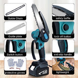 Mini Chainsaw 6 Inch for Makita 18V LXT (No Battery), Brushless Portable Electric Chain Saw Tool Cordless for Makita BL1850, Small Handheld Chainsaw QSDXNYDC