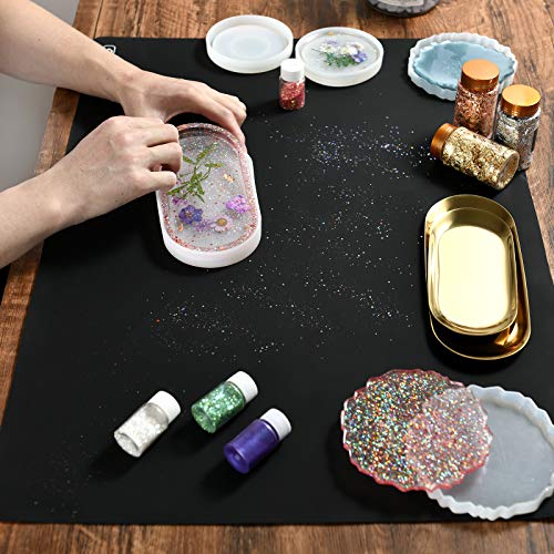 Sapid Extra Large Silicone Sheet for Crafts, Thick Silicone Jewelry Casting Mats, Nonstick Nonslip Silicon Mat for Epoxy Resin, Art Painting, Heat- SAPID