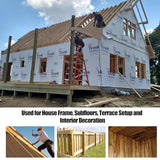 SITLDY 34 Degree Framing Nails 4 Sizes (2"+2-1/2"+3.0" Ring+3-1/2" Smooth), Offset Round Head Hot Dipped Galvanized Paper Tape Strip Nails, 80 per SITLDY