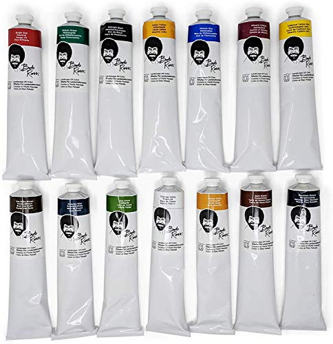 Bob Ross Landscape Oil Full Set of 14 Paints (200ml Tubes) - WoodArtSupply