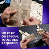 UGEARS NASA Space Shuttle Discovery - Wooden Models to Build for Adults - Space Shuttle Model Kit - Mechanical 3D Puzzle Wooden Model Kit for Adults UGEARS