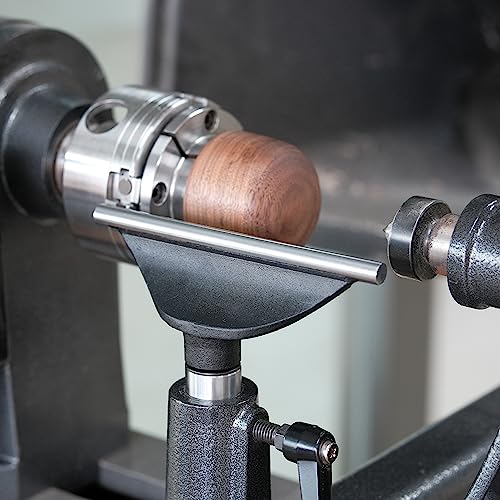 BMWOOD 6" Tool Rest with 1" Diameter 4" Length Post, Woodlathe Heavy Duty Round Bar Straight Tool Rest. BMWOOD