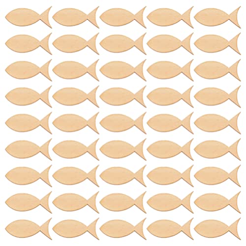 Sewroro 200pcs Animals Wooden Paint Crafts Wooden Slice Unfinished Ornament Crafts Fish Netting Mariposas Decorativas para Pared DIY Painting Sewroro