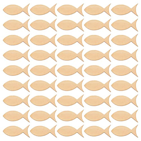 Sewroro 200pcs Animals Wooden Paint Crafts Wooden Slice Unfinished Ornament Crafts Fish Netting Mariposas Decorativas para Pared DIY Painting Sewroro