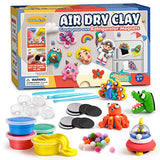 Drama Planet Air Dry Clay Kit for Kids, Create Your Own Refrigerator Magnets with Modeling Clay, Art Activity Set, Craft Project Gifts for Boys & Drama Planet
