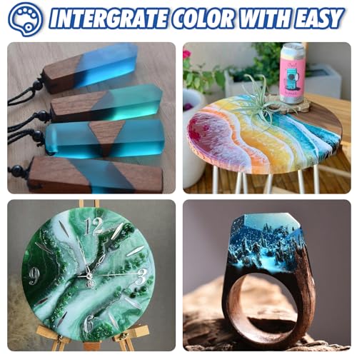 Shabebe Deep Pour Epoxy Resin 3 Gallon, Industrial Grade, Crystal Clear Epoxy Resin Kit for 2-4" Depths, 2:1 Food Safe Casting Resin for DIY Shabebe