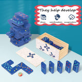 4 Packs Domino Molds and Dominoes Box Molds, CNYMANY 92 Cavities Double 12 Silicone Epoxy Resin Casting Jumbo Mold Clay Mold Storage Box Mold for DIY CNYMANY