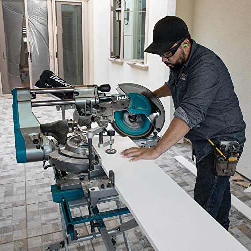 Makita GSL04M1 40V max XGT Brushless Lithium-Ion 12 in. Cordless AWS Capable Dual-Bevel Sliding Compound Miter Saw Kit (4 Ah) Makita