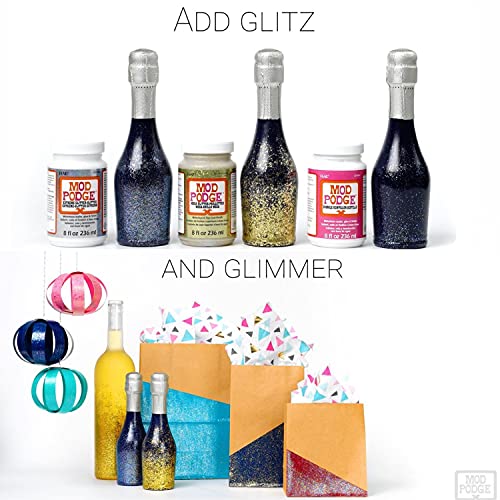 Mod Podge Waterbase Sealer, Glue and Finish (8-Ounce), CS11211 Sparkle Mod Podge