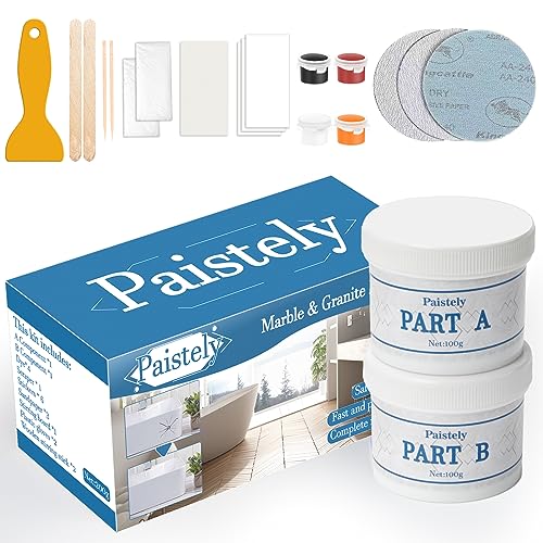 Marble & Granite Repair Kit, Tintable Porcelain Repair Kit, Quartz Countertop Repair Kits for Marble, Quartz, Resin, Acrylic, Granite and More - WoodArtSupply