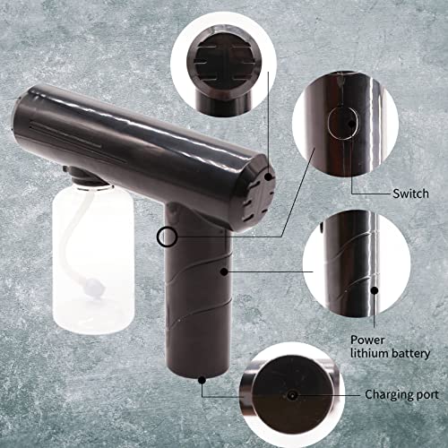 3T GROUP Mini Disinfectant Spray Gun Nano Sprayer Sanitizer Gun Alcohol Nano Spray Gun Electric Atomizer Spray Bottle Gun Mist Sprayer Gun Fogger 3T GROUP