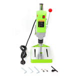 Mini Electric Bench Drill Press Stand Mini Portable Press Workbench Wood Drilling Machine Iron Wood for DIY 710W SHZICMY
