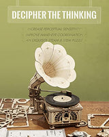 ROKR 3D Wooden Puzzles for Adults-Model Building Kit for Adults to Build-424Pcs DIY Wood Craft Kit-Room Decor for Men and Women ROKR