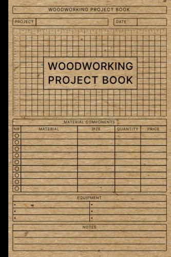 Woodworking Project Book: Woodworking Journal to Organize Woodworking Projects and Record the Details of the Woodwork for Carpenter & Woodworker WoodArtSupply