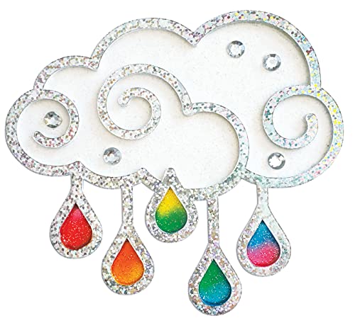 Creativity for Kids Easy Sparkle Window Art Kit - Paint and Decorate 7 DIY Suncatchers, Arts and Crafts for Kids Ages 6-8+, Activities for Kids, Creativity for Kids