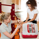 M2 BASICS Professional 350 Piece Emergency First Aid Kit | Business & Home Medical Supplies | Hard Case, Dual Layer, Wall Mountable | Office, Car, M2 BASICS