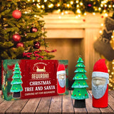 NEWURBAN Wood Carving Kit for Beginners - Whittling Kit with New Year Tree and Santa DIY - Woodworking Kit with Wood Blocks Knives Gift Set for Kids NEWURBAN