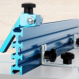 POWERTEC 24" Drill Press Fence Set w/T Slot Fence, Mounting Brackets, Flip Stops, Hold Down Clamps, Hardware for T-Slot Drill Press Table Tops, 71633 POWERTEC