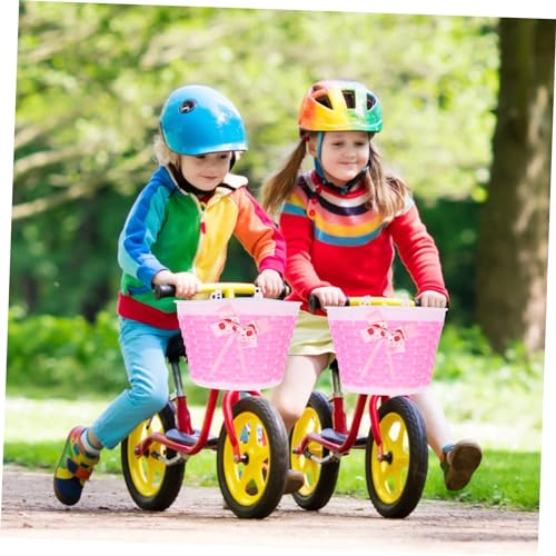 BESPORTBLE 4PCS Kid Scooter Girls Suit Kid Bike Basket Kids'+Bicycles Basket for Kids Bike Bike Basket Bike Tassels Bike Ring Horn Kids Bicycle BESPORTBLE