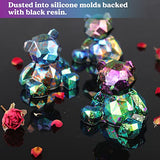 LET'S RESIN Chameleon Chunky Flakes, Resin Supplies-8 Color Intense Colorshift Pigment Powder for Resin Crafts/Tumblers, Chrome Powder Iridescent LET'S RESIN
