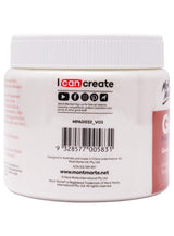 MONT MARTE Premium Gesso Universal Primer 16.9oz (500ml), Suitable for Acrylic Paint, Oil Paint, Color Pencils, Pastels, Graphite and Charcoal MONT MARTE